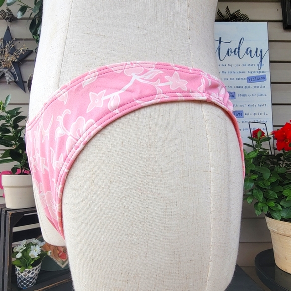SEASTAR ♡ Beautiful Vintage 2pc Pink 'n White Floral Underwire Bikini Swimsuit 8 - Picture 14 of 17